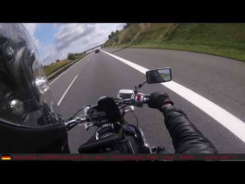 829 Moto Riding in GERMANY Autobahn 20 Lubeck - Dorf Mecklenburg - Glasin - Gnoien - Bandelin 111