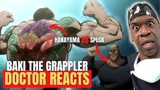 Хирург-ортопед реагирует на BAKI THE GRAPPLER (Spec vs Hanayama Reaction) | Доктор Крис Рейнор