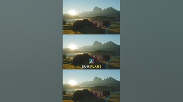 Sun flare effect in DaVinci Resolve