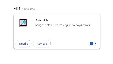 AISEARCHS browser hijacker - how to remove?