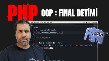 PHP NESNE TABANLI PROGRAMLAMA - OOP - FINAL DEYİMİ