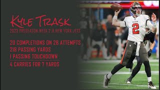 Kyle Trask Every Pass @ New York Jets | 2023 Preseason Week 2 | Fantasy Football Film