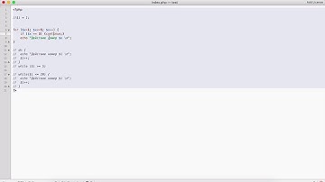 Конструкция continue в PHP