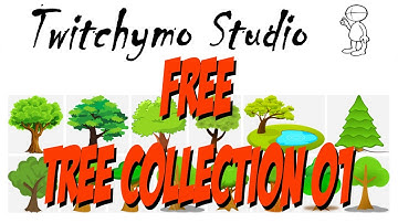 Free Tree Collection 1 for CTA4 from free Vector Graphic. | Cartoon Animator 4