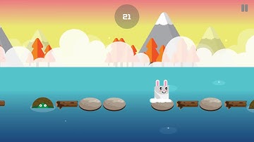 Unity Asset Store Pack - Blocky Rabbit jump game project template (Download link below)