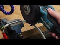 Angle Grinder cutting its own cord