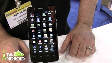 Hands on with the Intel-powered Orange Santa Clara Android smartphone