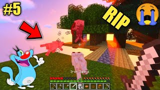 #5 | One Block | Rip My Dog **** | Oggy And Jack | Minecraft | In Hindi | Rock Indian Gamer | screenshot 4