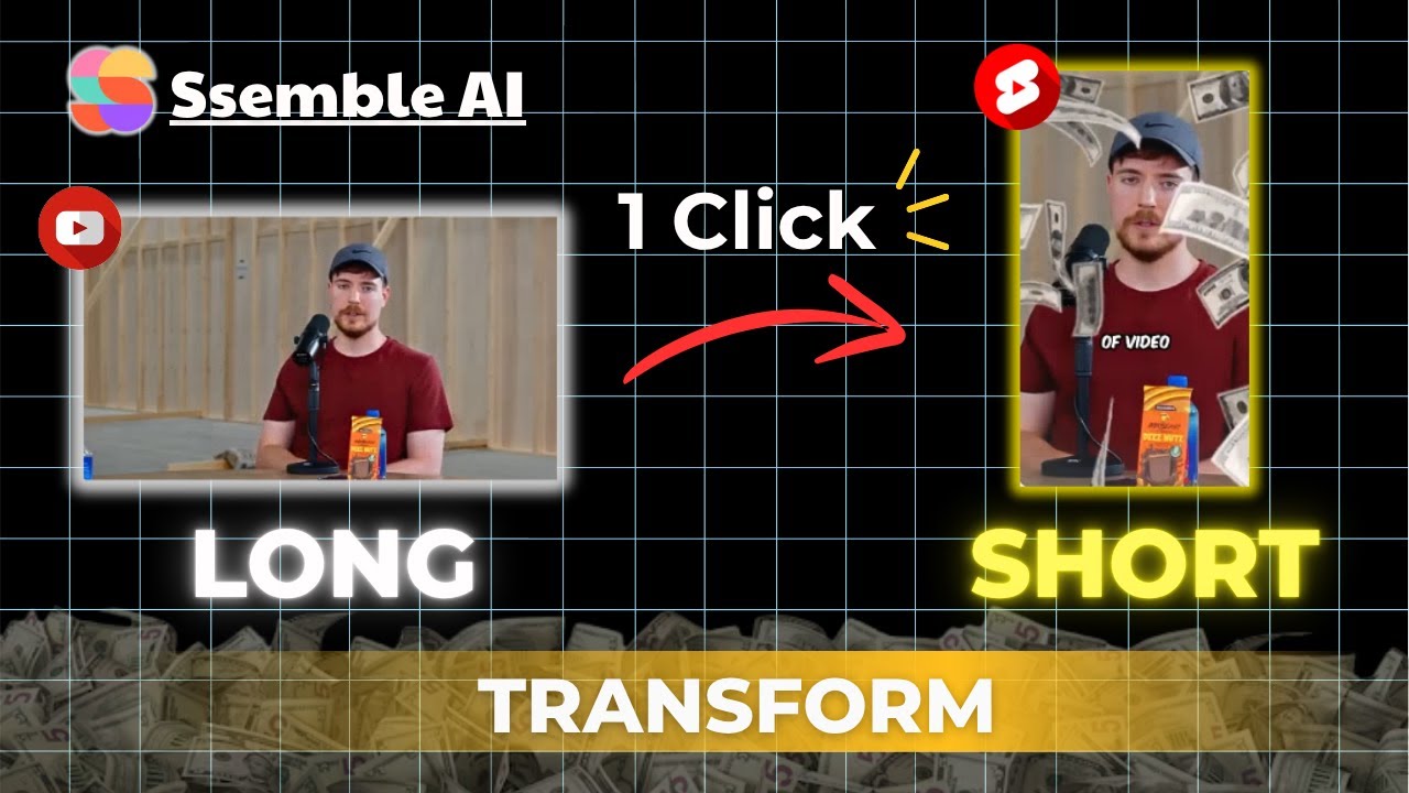 Transform Long Videos into Viral Shorts with AI | Ssemble AI