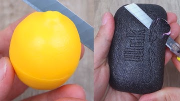 Relaxing Soap Cutting ASMR. Satisfying Soap and lipstick cutting. Corte de jabón - 1163