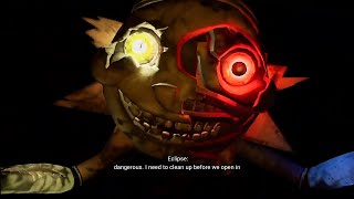The Daycare Attendant (Five Nights at Freddys: Security Breach: RUIN)
Turn on the generators!
https://store.playstation.com/#!/tid=CUSA24172_00 The Daycare Attendant (Five Nights at Freddys: Security Breach: RUIN)