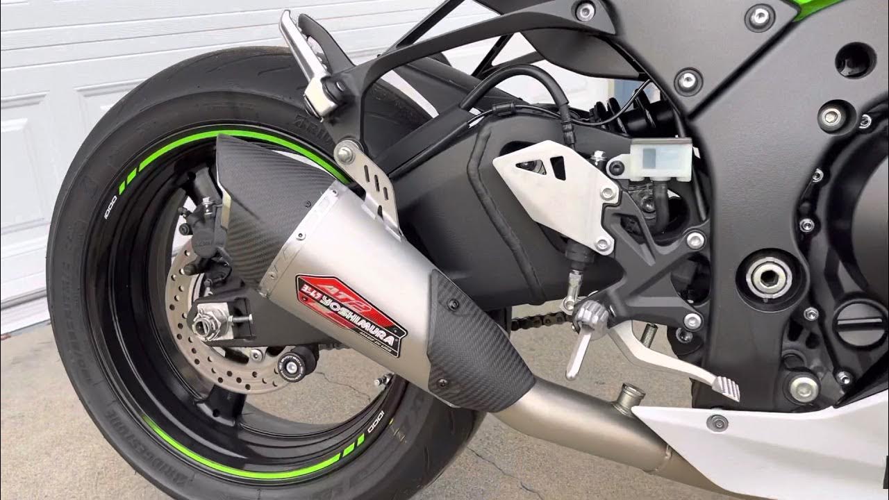 2021 Kawasaki ZX10R Exhaust (Yoshimura 3/4) YouTube