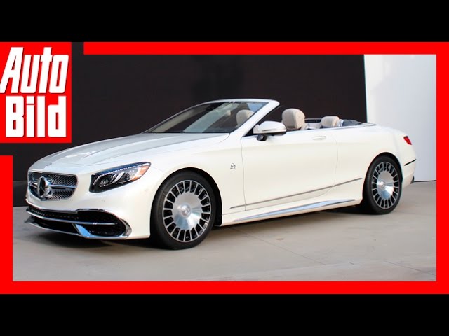 Mercedes Maybach S 650 Cabrio La 16 Das Teuerste Cabrio Von Mercedes Premiere Review Youtube