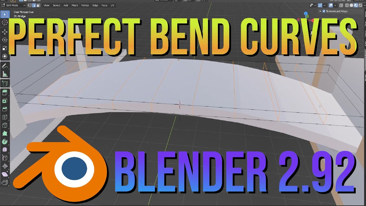 How to Bend Perfect Curves ~ Blender 2.92 Simple Deform Modifier Tutorial -  YouTube