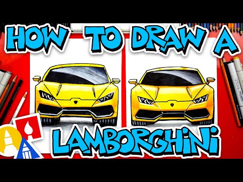 how-to-draw-a-lamborghini-huracan-(front-view)