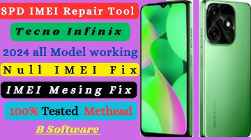 Tecno Infinix IMEI Repair || SPD || Tecno Spark 10c imei repair || Null IMEI || All new 2024 Modal