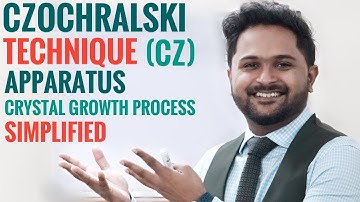 Czochralski ( CZ ) Technique | Silicon Crystal Growth Process | Experimental Setup | Simplified