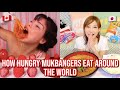 how HUNGRY mukbangers eat around the WORLD