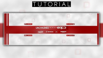 2D Twitter Header Tutorial/Template | Photoshop CC