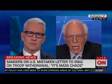 Sen. Bernie Sanders Suggests A Comparison of Soleimani Strike to Putin's Assassination Of Dissidents