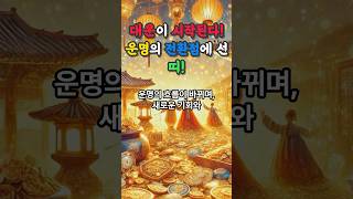 대운이 시작된다! 운명의 전환점에 선 띠 #금전운 #운세 #오늘의운세 #대운 #사주팔자