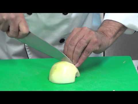 Technique de 4 coupes de l&rsquo;oignon