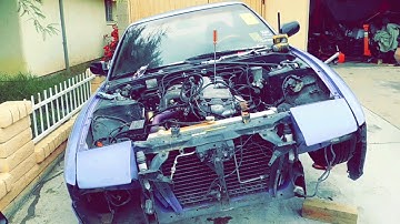 Part 2 on the 240sx (installing headers, timing, and still no start)