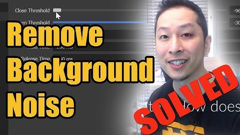 How to remove background noise using a Noise Gate | OBS Noise Gate Tutorial