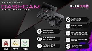 AI Dashcam with ADAS, DMS, Live Streaming & GPS Tracking | Smart Driving System