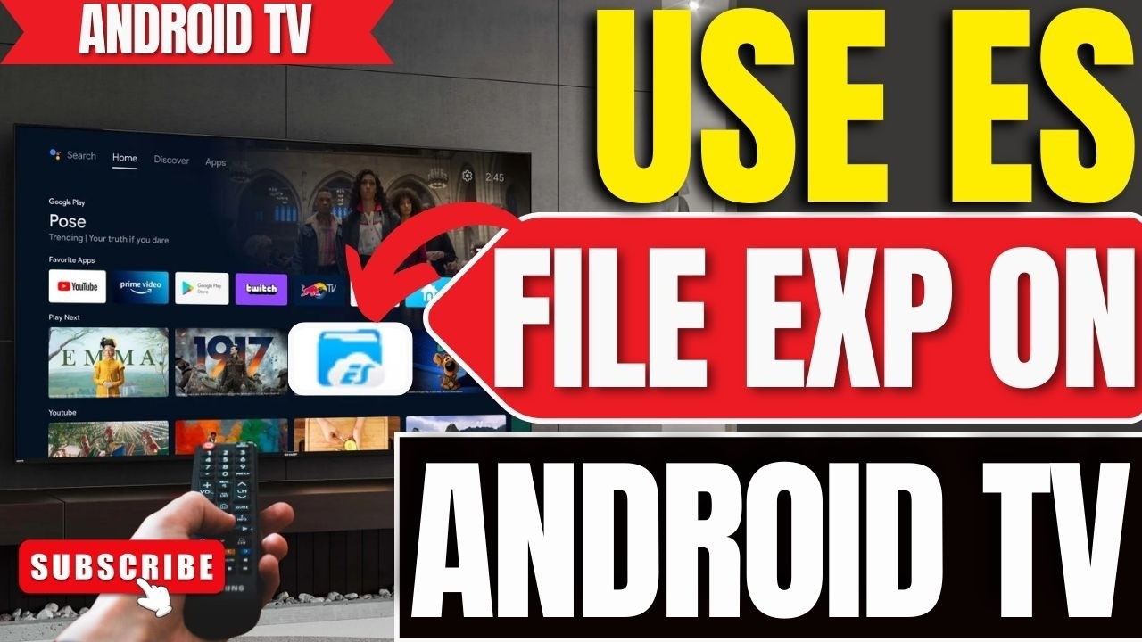 Android TV : How to Use ES File Explorer | ES File Explorer on TV - YouTube