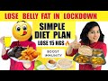 Simple Diet Plan To Lose Belly Fat Fast 🔥 Lose 15 Kgs 🔥 Best Diet Plan For Weight Loss In Hindi