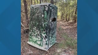 Texas Game Wardens bust man hunting in port-a-potty converted into deer blind