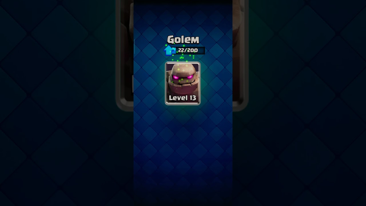 Clashroyale Golem Upgrade Max level 14 🔥| 