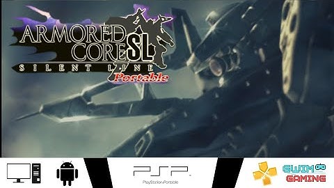ARMORED CORE: SILENT LINE PORTABLE (PSP) [GAMEPLAY with ⬇️Link]
