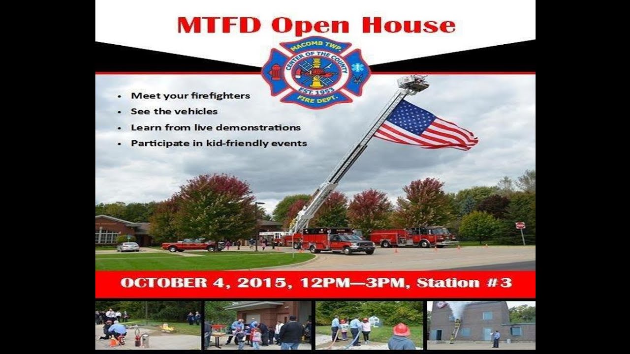 Macomb Township Fire Department Open House - YouTube