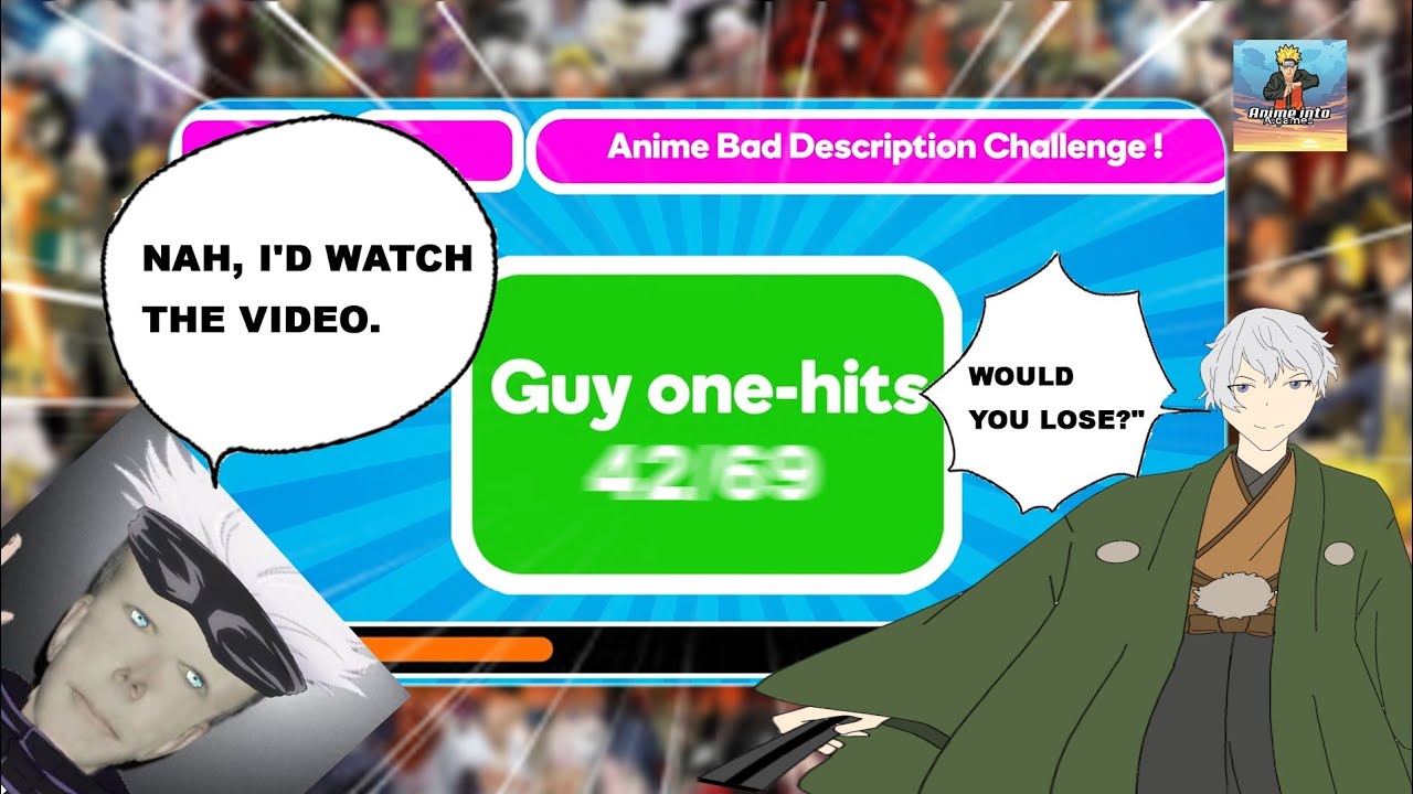 Prepare to Cringe:This Anime Description is SO😞 It's Good!👍🏿(Challenge ...