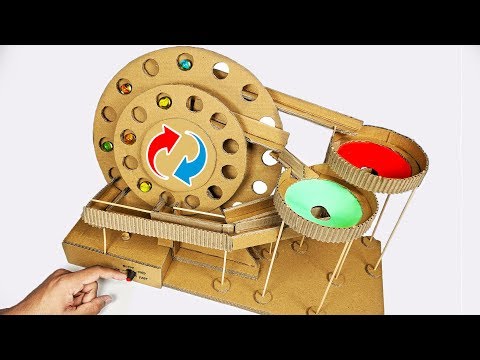 How to make Marble Run Machine from cardboard