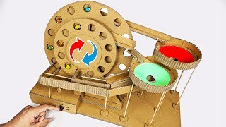 How to make Marble Run Machine from cardboard