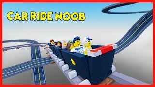 KOMİK NOOB CART RİDE SÜRÜCÜSÜ OLDUK ! | ROBLOX CART RİDE NOOB