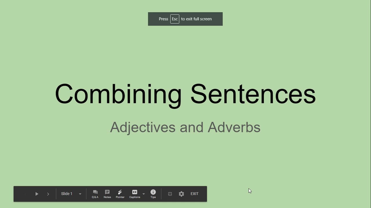 combining-sentences-adjectives-and-adverbs-youtube