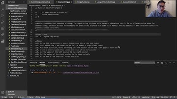 Multiple Pointers (Reverse String) JavaScript video walkthrough | Algorithm Series