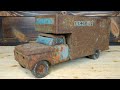 Nylint Uhaul Box Truck Restoration restore antique vintage rusty JoeDIY makeover