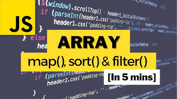 Javascript Array map, sort and filter