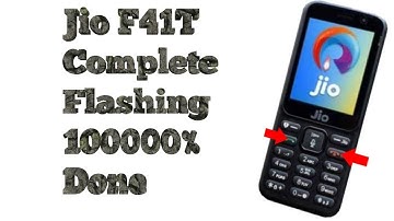 JIO F41T  COMPLITE  FLASHING || JIO F41T COMPLITE FLASH DONE 10000% || PARSURAM LENKA