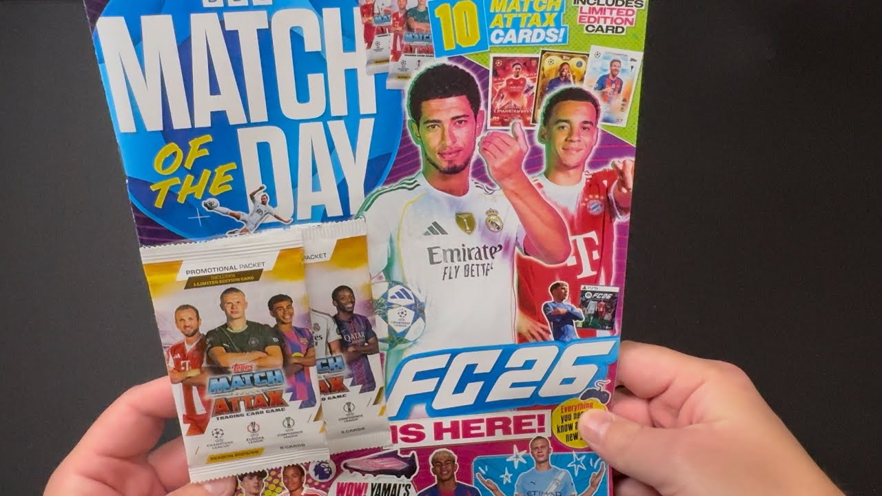 КАРТОЧКИ MATCH ATTAX В ЖУРНАЛЕ «MATCH OF THE DAY»