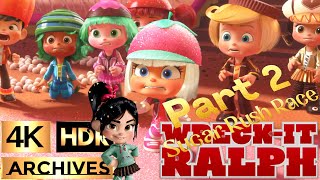 Wreck-It Ralph [ 4K - HDR ] - Sugar Rush Racers All Scenes ● Part 2 of 2 ● (2012)