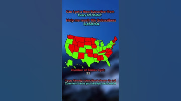 Can I get a New Subscriber from Every US State? Part 4 #geography #map #mapping #mapper #history