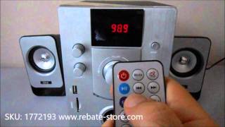 QFX BT-186 Bluetooth Pick-Up Truck QFX BT-202SIL 2.1 Channel NFC Bluetooth Speaker System - Silver