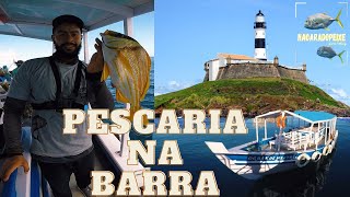 PESCARIA DE FUNDO NO FAROL DA BARRA NA EMBARCAÇÃO O GRANDE MESTRE.