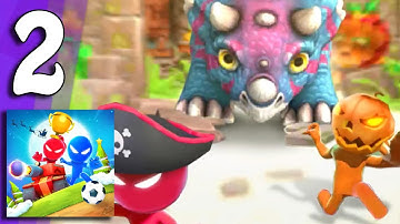 Stickman Party - Runnnnnnn - Gameplay Walkthrough Part 2 (Android, iOS)